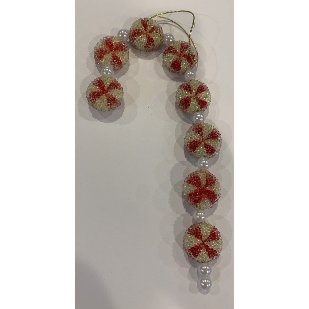 Vintage Christmas Cane Ornament